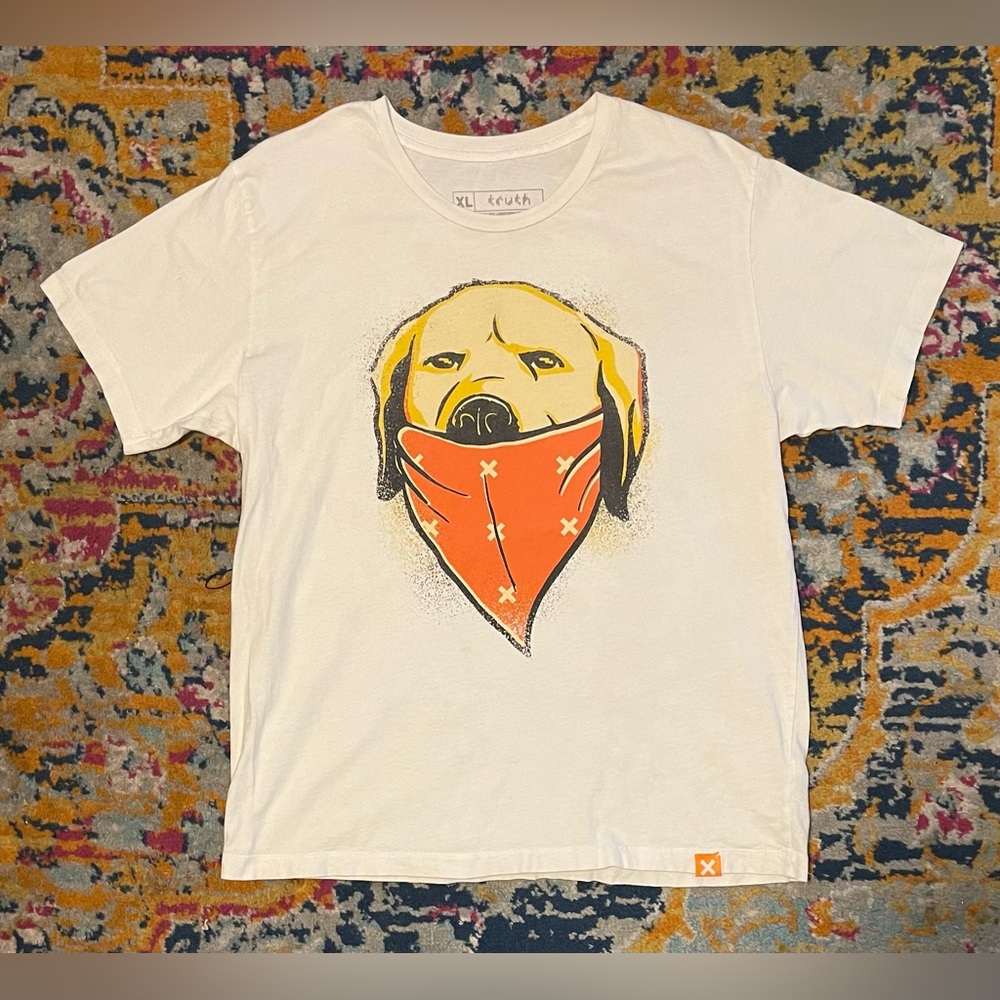 Vintage Truth Dog Anti-Smoking Campaign Graphic Tee